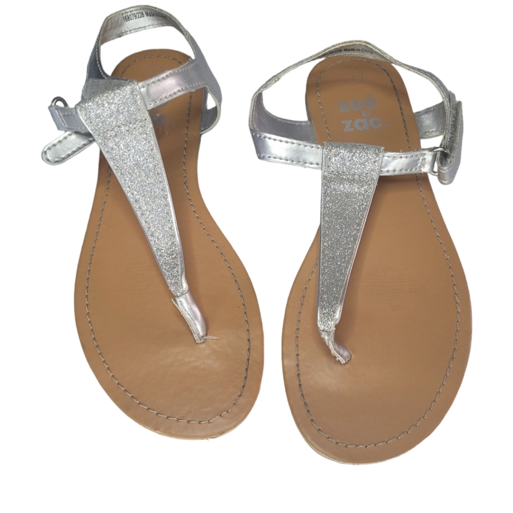 Zoe & Zac Silver Size 3 Sandals